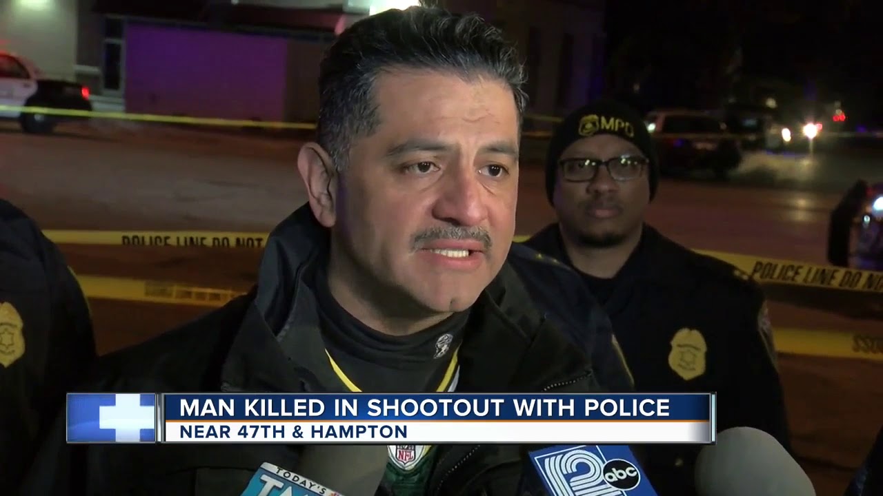 A neighborhood is shaken after officer involved shooting - YouTube