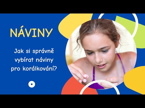 Video: Jak Zvládnout Korálkování