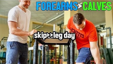Why does arm wrestlers SKIP LEG DAY?