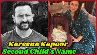 Second Child Name of Kareena Kapoor and Saif Ali Khan