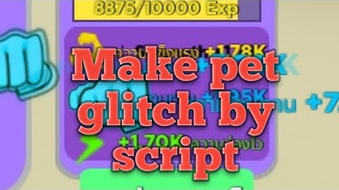 💪Script Muscle legend (make pet glitch)🎊