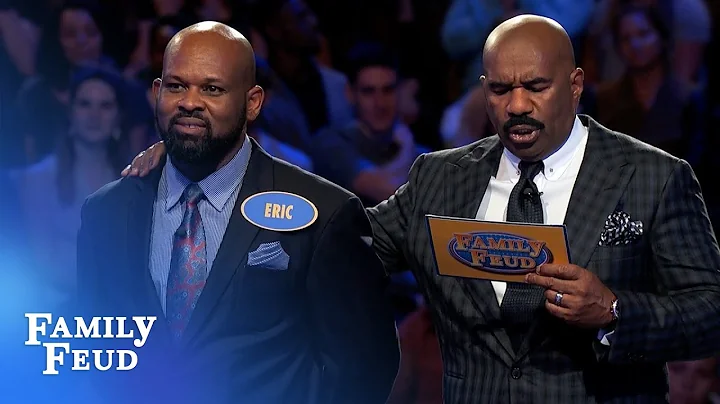 Eric was BORN READY for Fast Money! | Family Feud