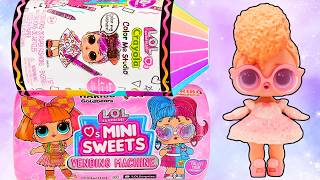 ASMR LOL Surprise Loves Mini Sweets Vending Machine Crayola Color Me Studio Dolls #unboxing