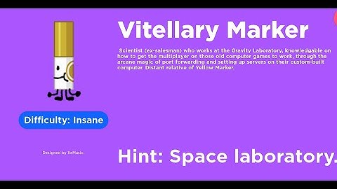 How to get Vitellary Marker - Find The Markers