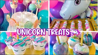 5 DIY UNICORN TREATS | Unicorn Party Dessert Table screenshot 3