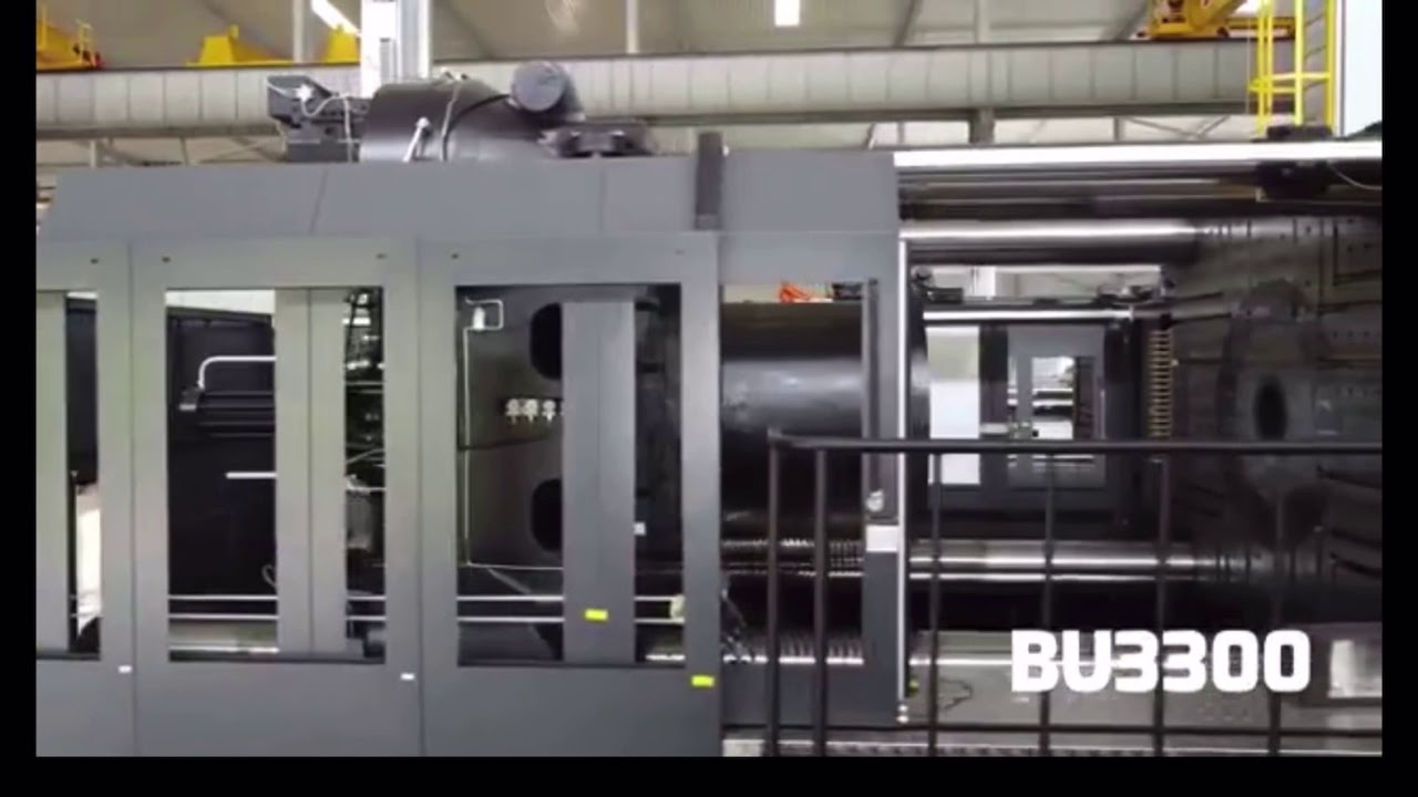 Borche Injection Molding Machine BU-3300 - YouTube