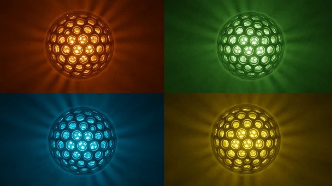 Colorful Party Ball 😎 Disco Lights Neon Colors Screen