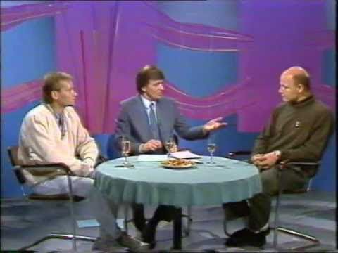 Racerkrerne Kris Nissen og John Nielsen i DR-sporten 1988