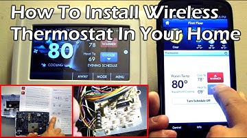 How To Install Wireless Thermostat - First Alert THERM-500