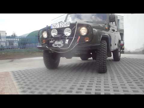 UAZ on afgan portal axles zwolnice mosty portalowe.MP4 [ TARMOT 4x4 ]