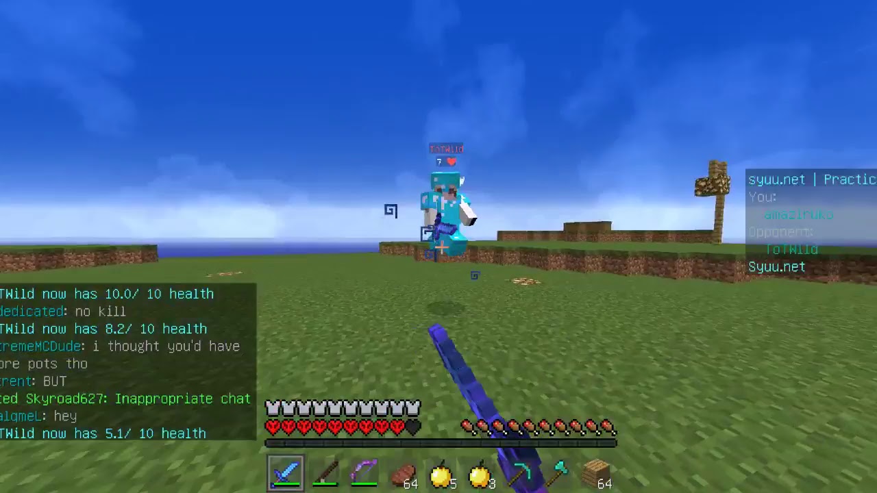 マインクラフト Pvp練習 1 ゲーム動画まとめ マインクラフト Pvp練習 1 ゲーム動画まとめ