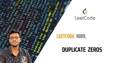 1089.  Duplicate Zeros (Leetcode solution)