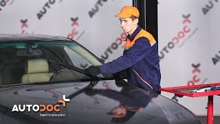 How to change front wipers blades BMW 5 E39 [TUTORIAL AUTODOC]