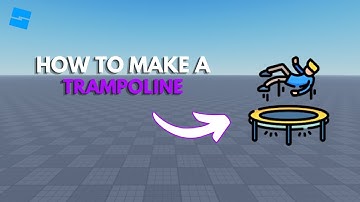 How to make a TRAMPOLINE in Roblox Studio