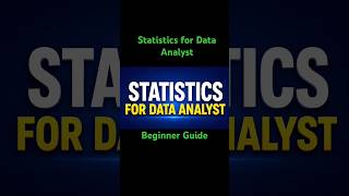 Statistics for Data Analyst (beginner guide) #ai #statistics #dataanalytics #codewithharry