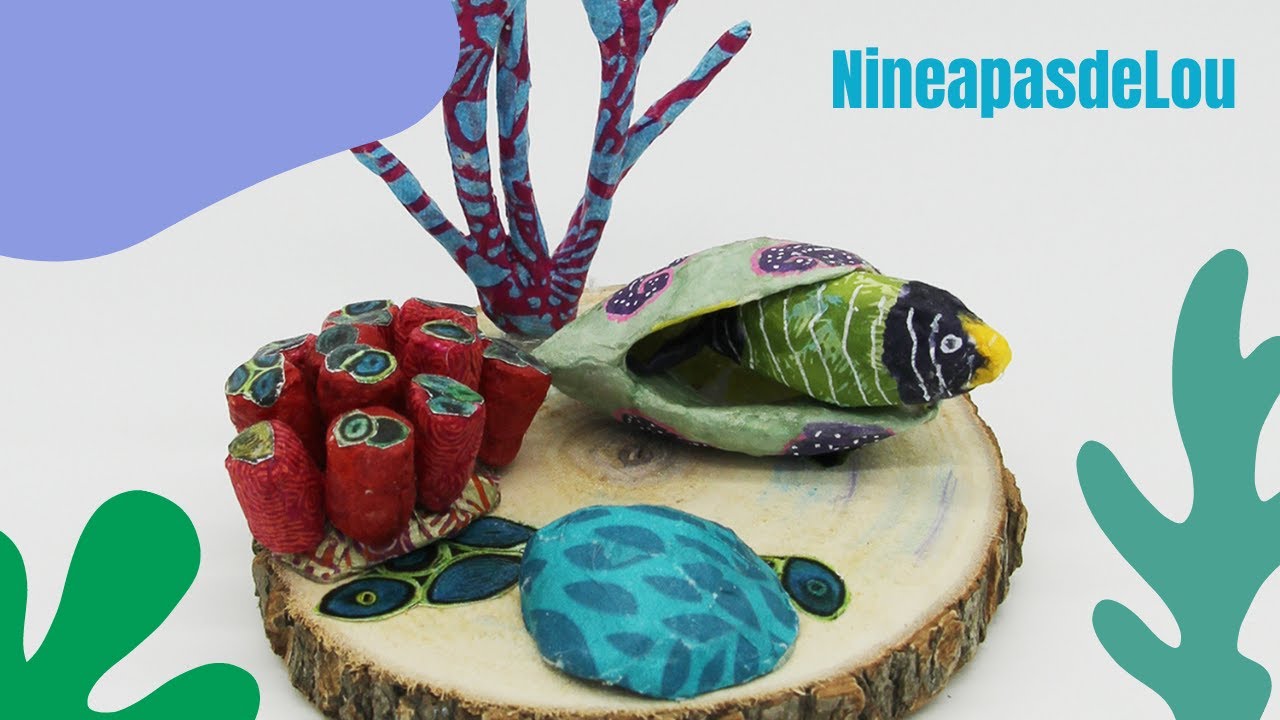 Travail du papier mâché NineapasdeLou