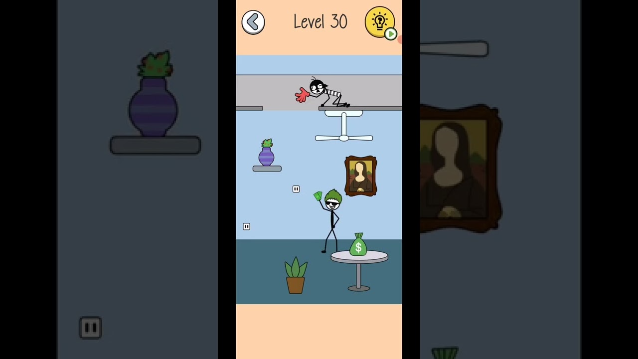 Stickman MasterThief Classic Thief Level 30 Gameplay Walkthrough Solution