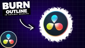 ANIMATED Burning BORDER OUTLINE In Davinci Resolve