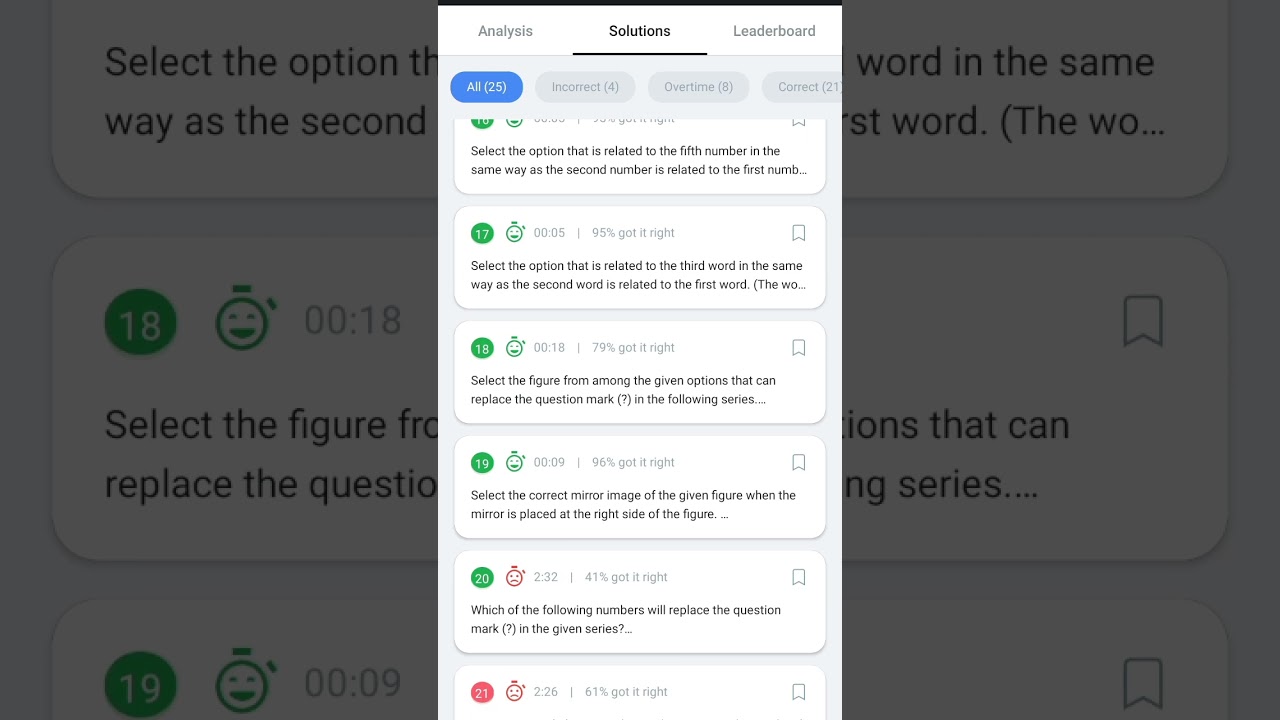 Ssc cgl Reasoning Mock test day 65/75 