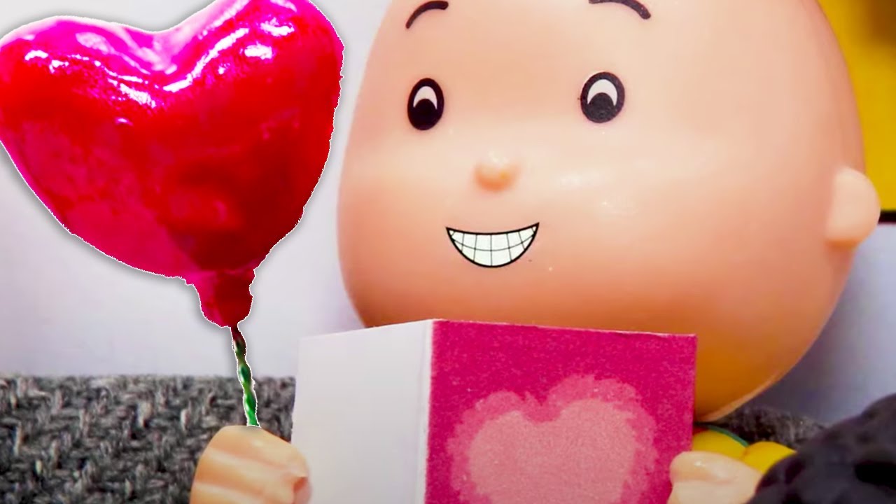 Caillou and Valentine's Day | Caillou Cartoon - YouTube