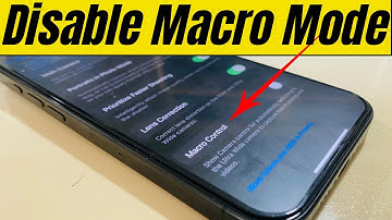 How to Disable Macro Mode on iPhone 16 pro, 15, 14