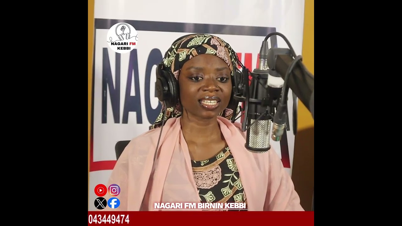 Sa'adatu Sulaiman Kamba dauke da labaren yamma Nagari FM birnin Kebbi 