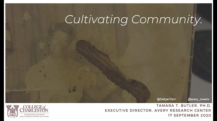 Cultivating Community: Conversation With Dr. Tamar...