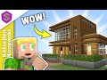 Hieno Moderni Talo Puusta! | Minecraft Katsojien Kaupunki #38