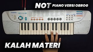 Not Kalah Materi Versi Obrog | Piano Casio SA-45