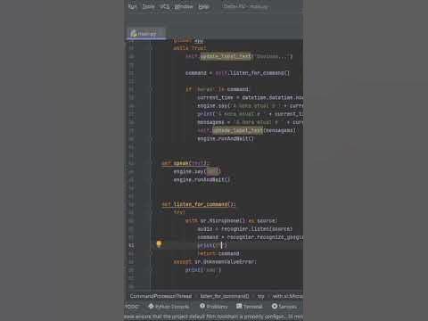 Assistente Virtual em 1 min*python* - YouTube