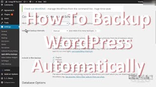 How To Backup WordPress Automatically