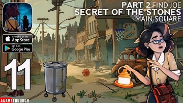Find Joe - Secret of the Stones MAIN SQUARE Part 2 New Lands Walkthrough (Android / IOS)