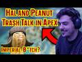 Hal and TheBurntPeanut trash-talking about each other in Apex Legends