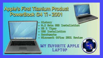 Apple PowerBook G4 Titanium: History, SSD Upgrade, Benchmarks & OS 9!