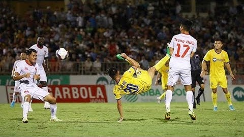 Văn Đức lập siêu phẩm, SLNA đè bẹp CLB Hải Phòng; SHB Đà Nẵng nối tiếp chuỗi ngày buồn