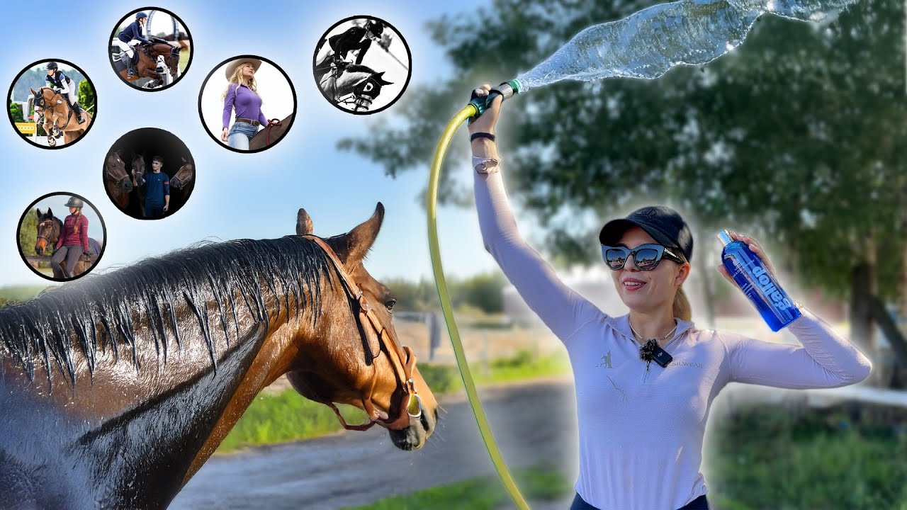 MYJĘ KONIE WSZYSTKICH INFLUENCERÓW z mojej stajni! 🐴💦 | Wielka myjnia koni by Tu Misia! 🩷