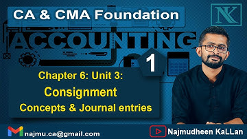 #19  Consignment | Journal Entries in the Books of Consignor and Consignee Part 1