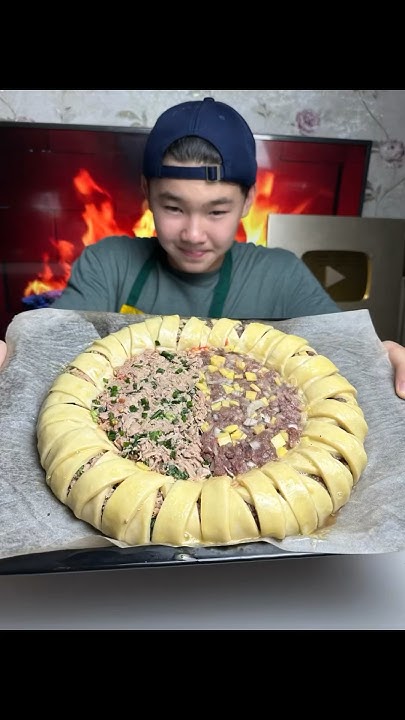 КРАСИВЫЙ МЯСНОЙ ПИРОГ😍 - YouTube