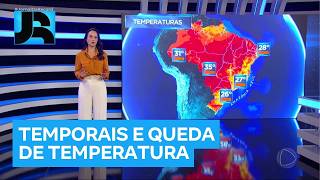 Previsão Do Tempo: Frente Fria Avança Pelo Sul E Provoca Temporais E Queda De Temperatura