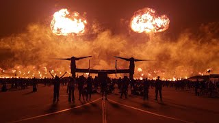 EPIC FIREWALL, FIREWORKS, AND RGB PLANE // OshKosh Airshow 2023