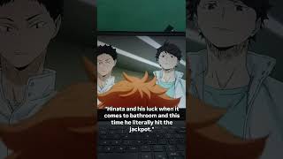 can't even go to the bathroom in peace 😂 haikyuu!