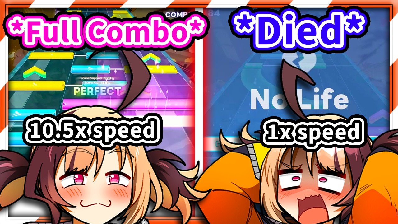 Gigi Plays Holodori in 10.5X Speed VS 1x Speed 【Gigi Murin / HololiveEN】