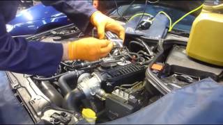 Mercedes Diesel back leakage test using WPS500 pressure transducer