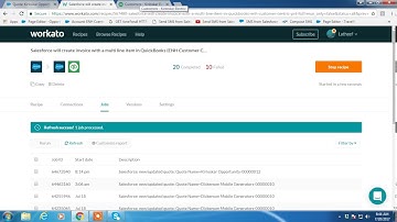 Demo of Salesforce Integration with QB using Workato