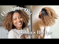 Fluffy Flat Twist Out | I Tried Tabitha Brown&#39;s Hair Care Line | Donna&#39;s Hair Recipe
