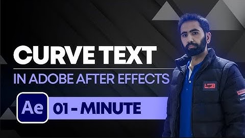 How to Curve Text in Adobe After Effects 2024 | Adobe After Effects Tutorials | Any Motion Pro