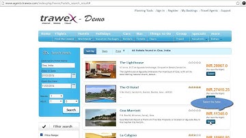 Domestic Hotel Reservation System Demo, Hotel Reservation Systems, Hotel Reservation Software