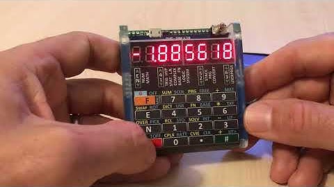 IVEE7 - A Powerful Programable RPN Calculator (Arduino, 7 Segment Display)