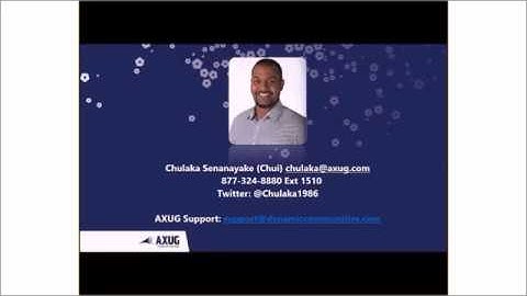 How to Register for your Next AXUG Chapter Meeting