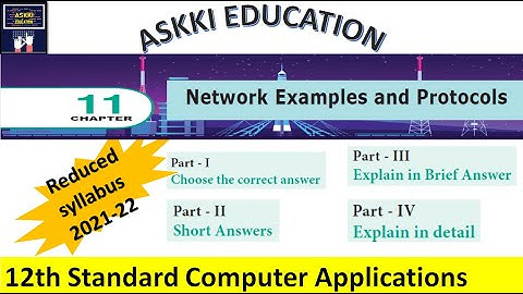 💥 12th Computer Applications Chapter 11 - Book back Questions & answers English Medium